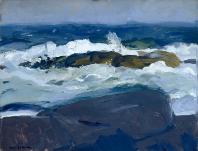 Rock Reef, stan Maine autorstwa George Bellows