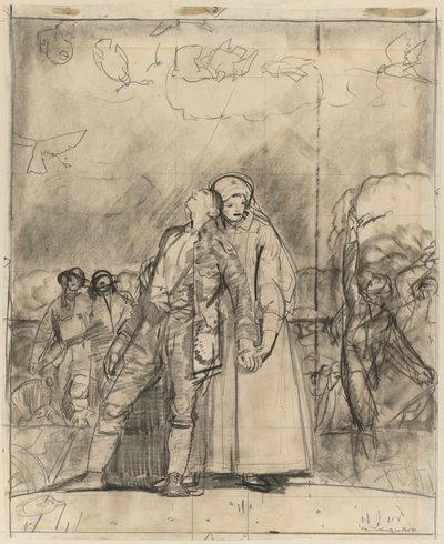 Wigilia zwycięstwa autorstwa George Bellows