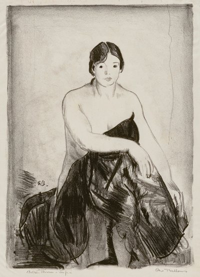 Model, Drugi kamień autorstwa George Bellows