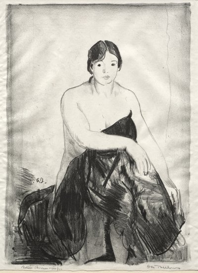 Model, Drugi kamień autorstwa George Bellows