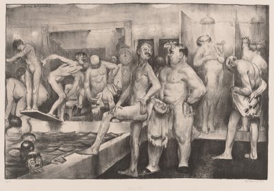 Prysznic-wanna autorstwa George Bellows