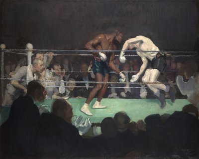 Mecz bokserski autorstwa George Benjamin Luks