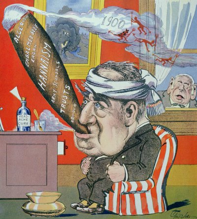„Nic dziwnego, że był chory” z „Werdyktu” (kolor lito) autorstwa George Benjamin Luks