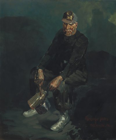 Górnik autorstwa George Benjamin Luks