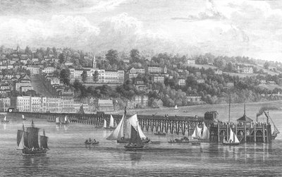 Ryde, Wyspa Wight, 1855 autorstwa George Brannon