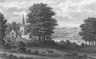 Kościół Whippingham, Isle of Wight, 1851 autorstwa George Brannon