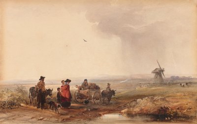 Obóz cygański, Holandia autorstwa George Bryant Campion