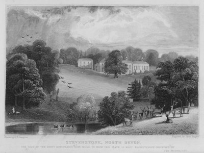 Stevenstone, North Devon (grawerowanie) autorstwa George Bryant Campion