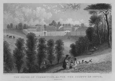 The House of Correction itp. dla hrabstwa Devon, Exeter (rycina) autorstwa George Bryant Campion