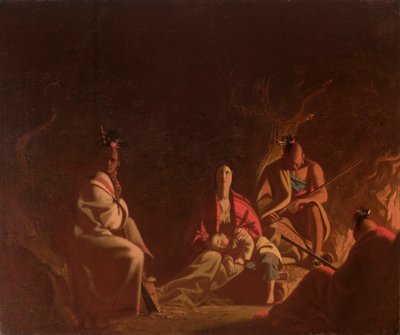 Zajęty przez Indian autorstwa George Caleb Bingham