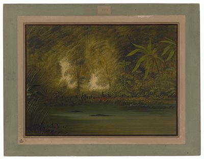 Laguna w górnym biegu Amazonki autorstwa George Catlin
