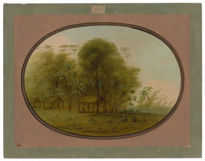 Wioska Arowak autorstwa George Catlin