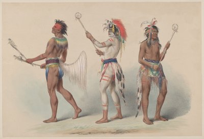 Piłkarze autorstwa George Catlin