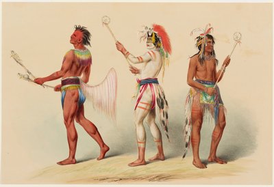 Gracze w piłkę autorstwa George Catlin