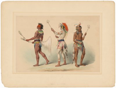 Gracze w piłkę autorstwa George Catlin