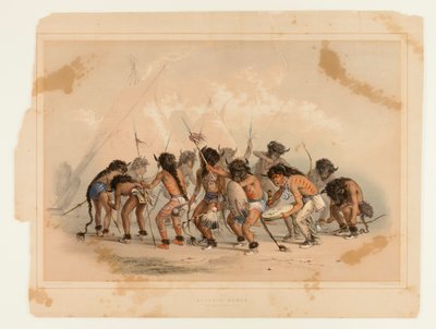 Buffalo Dance No.8 autorstwa George Catlin