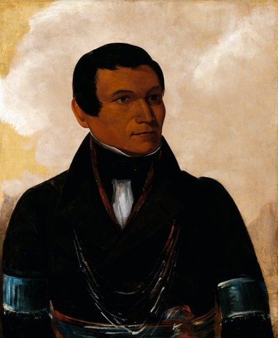 Cú-chory, syn wodza autorstwa George Catlin