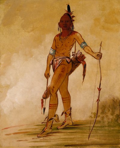 Cáh-he-ga-shín-ga, Mały Wódz autorstwa George Catlin