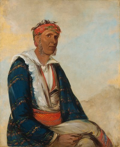 Cól-lee, szef zespołu, 1834. autorstwa George Catlin