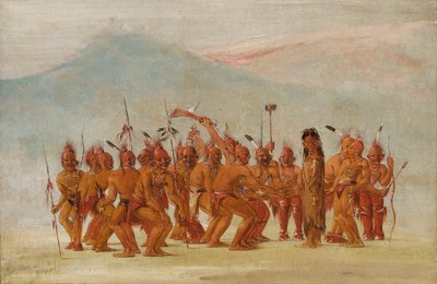 Taniec do Berdasza, 1835-1837. autorstwa George Catlin