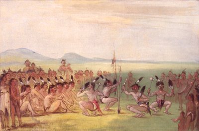 Taniec orła, Czoktaw, 1835-1837. autorstwa George Catlin