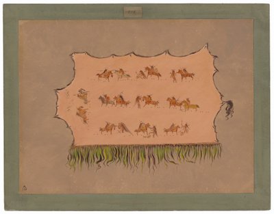 Faksymile szaty szefa czterech mężczyzn – Mandan autorstwa George Catlin