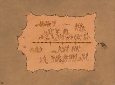 Faksymile szaty Siuksów, 18611869. autorstwa George Catlin