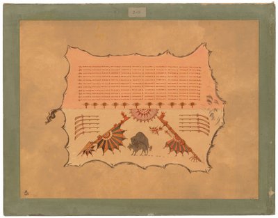 Faksymile szaty Omaha autorstwa George Catlin