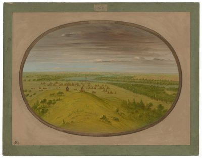 Fort Unii autorstwa George Catlin