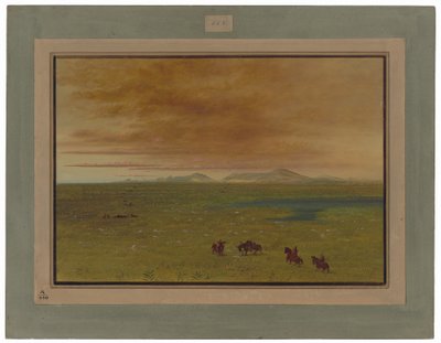 Wielka pralnia, Pampa del Sacramento autorstwa George Catlin