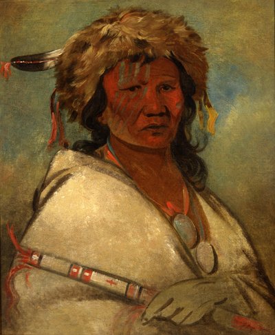 Wielki bohater, wódz autorstwa George Catlin
