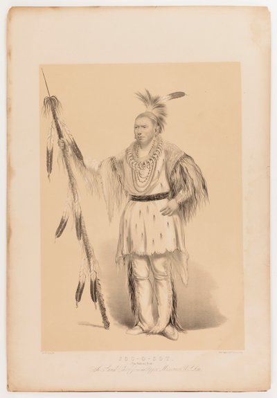 Joc-o-sot, chodzący niedźwiedź autorstwa George Catlin