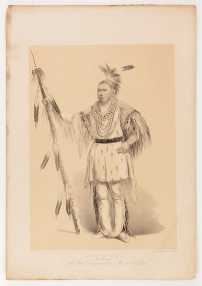 Joc-o-sot, chodzący niedźwiedź autorstwa George Catlin