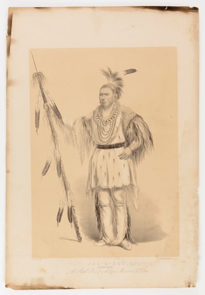 Joc-o-sot, chodzący niedźwiedź autorstwa George Catlin