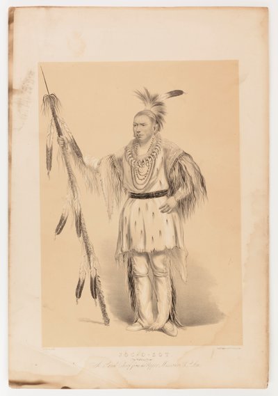 Joc-o-sot, chodzący niedźwiedź autorstwa George Catlin