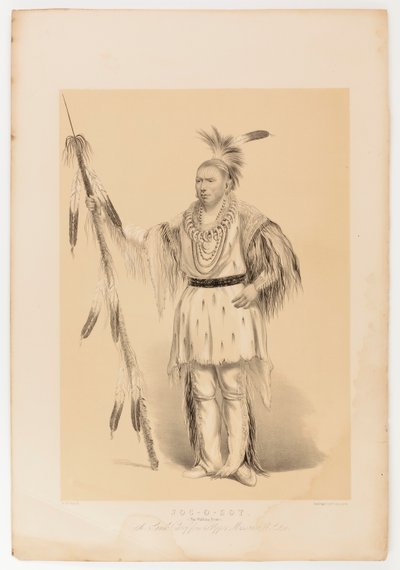 Joc-o-sot, chodzący niedźwiedź autorstwa George Catlin
