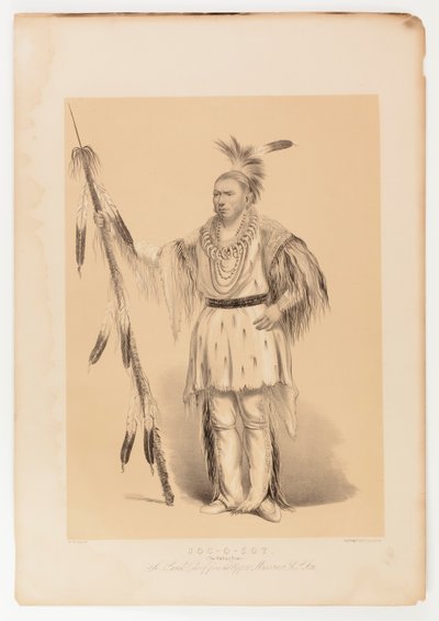 Joc-o-sot, chodzący niedźwiedź autorstwa George Catlin