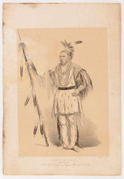 Joc-o-sot, chodzący niedźwiedź autorstwa George Catlin