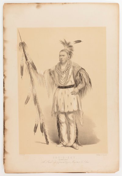 Joc-o-sot, chodzący niedźwiedź autorstwa George Catlin