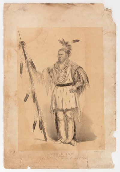 Joc-o-sot, Chodzący Niedźwiedź autorstwa George Catlin