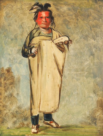 Káw-kaw-ne-chóo-a, odważny autorstwa George Catlin