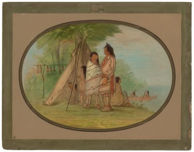Indianie Nayas autorstwa George Catlin