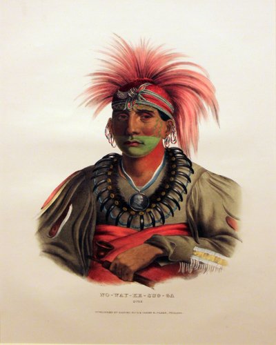 No-Way-Ke-Sug-Ga, Otoe autorstwa George Catlin