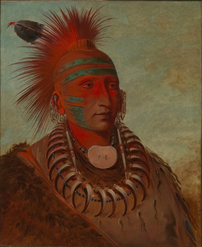 No-ho-mun-ya, Ten, Który Nie Poświęca Uwagi autorstwa George Catlin