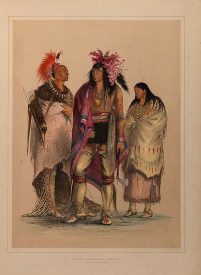 Portfolio Indian Ameryki Północnej autorstwa George Catlin