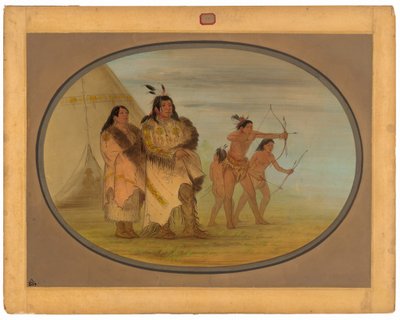 Indianie Ojibbeway autorstwa George Catlin