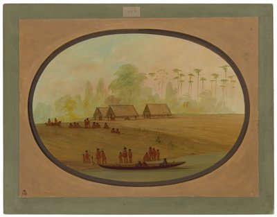 Malowanie wodza Lengua autorstwa George Catlin