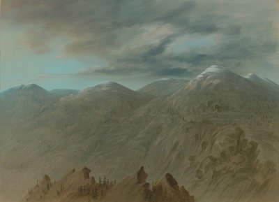 Góry Łososiowe, 18551869. autorstwa George Catlin