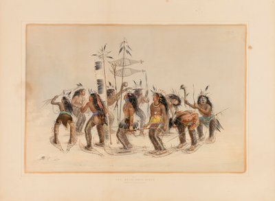 Taniec na rakietach śnieżnych - nr 14 autorstwa George Catlin