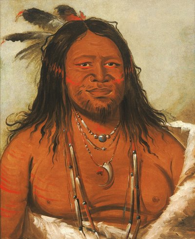 Ta-wáh-que-nah, Góra Skał, Drugi Wódz Plemienia autorstwa George Catlin